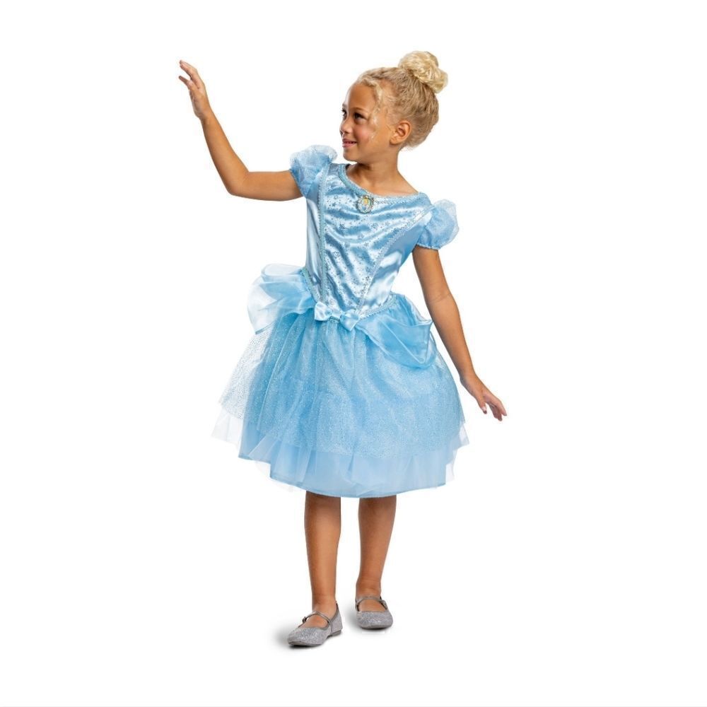 New Disney Princess Cinderella Halloween Costume Dress Size S 6-6X